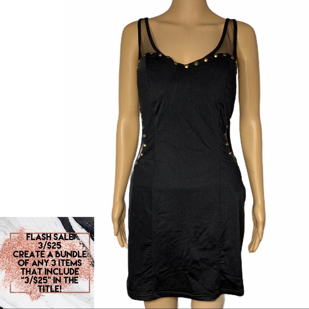 3/$25 | Seductions Black Lace Sexy Mini Dress